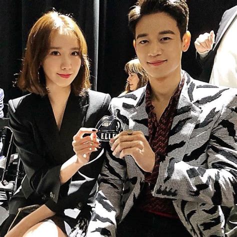 SHINee and Girls' Generation's stars Minho 민호 and YoonA 